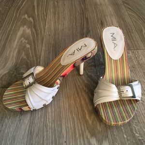 Multi-colored 1” heels